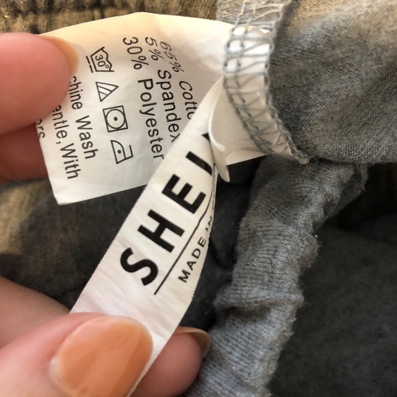 *Shein Grey Cotton Short - Picture 8 of 8